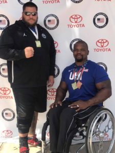 Johnnie Williams at Paralympics track & field National Championship